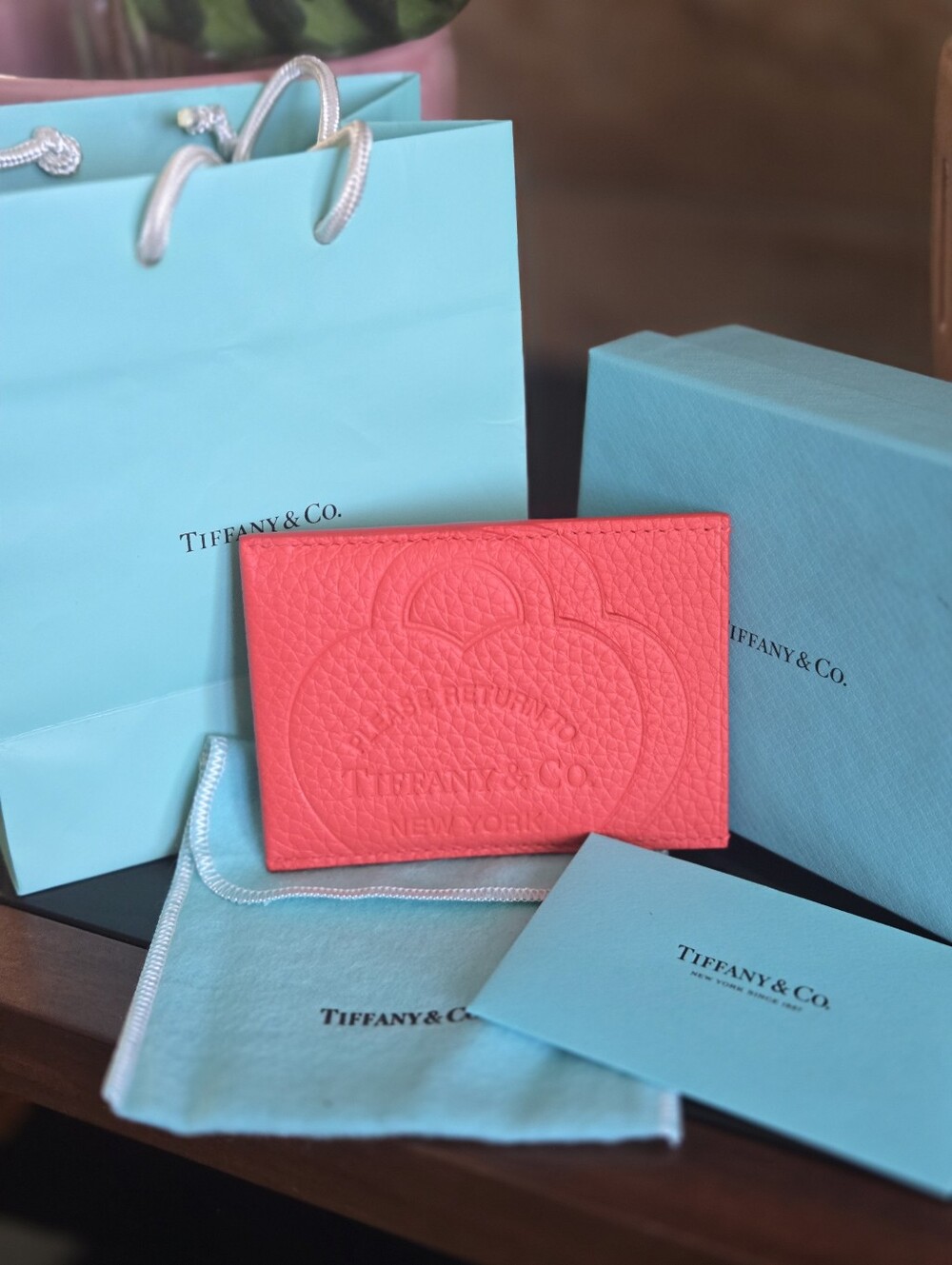 Tiffany & Co. Leather Card Holder
